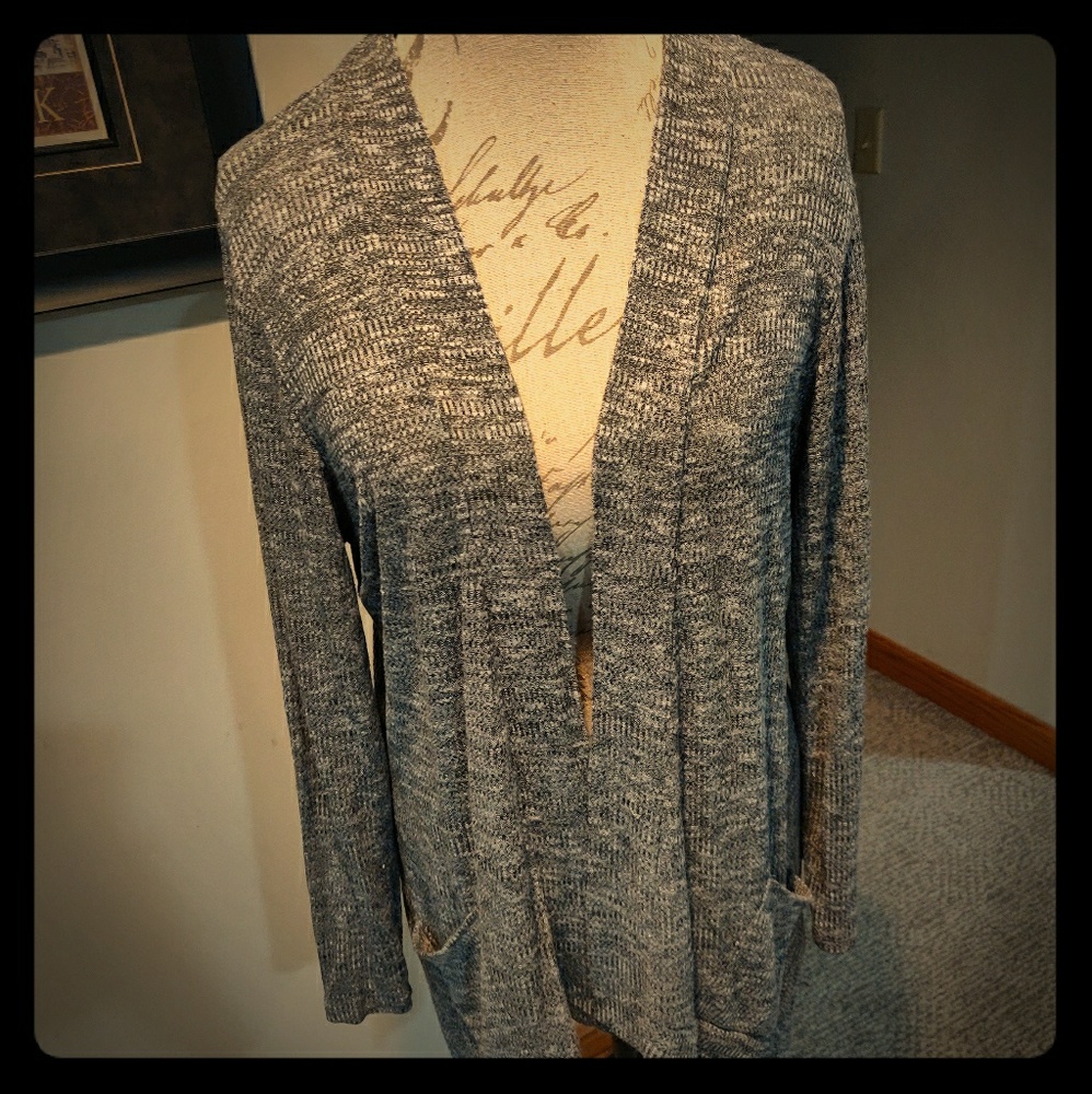 Light weight black and gray cover-up